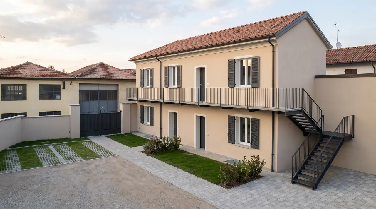 Residenze Piave, la corte riqualificata